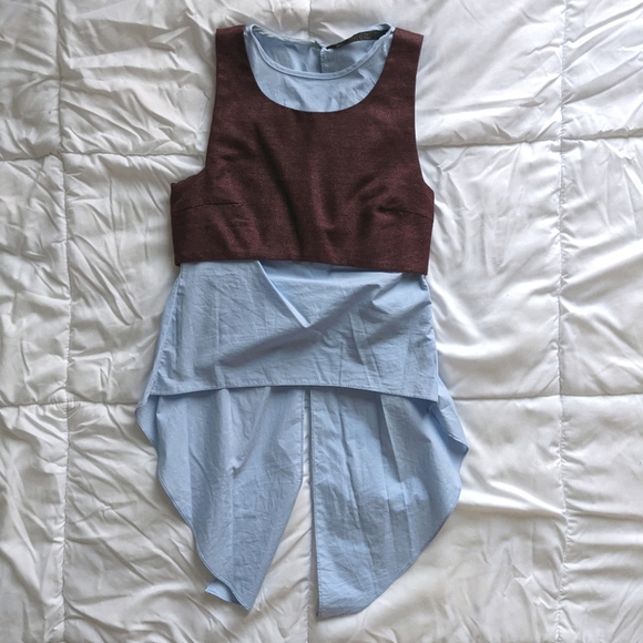 Zara high-low top - Picture 1 of 5